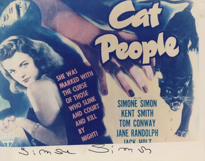 Simone Simon autograph