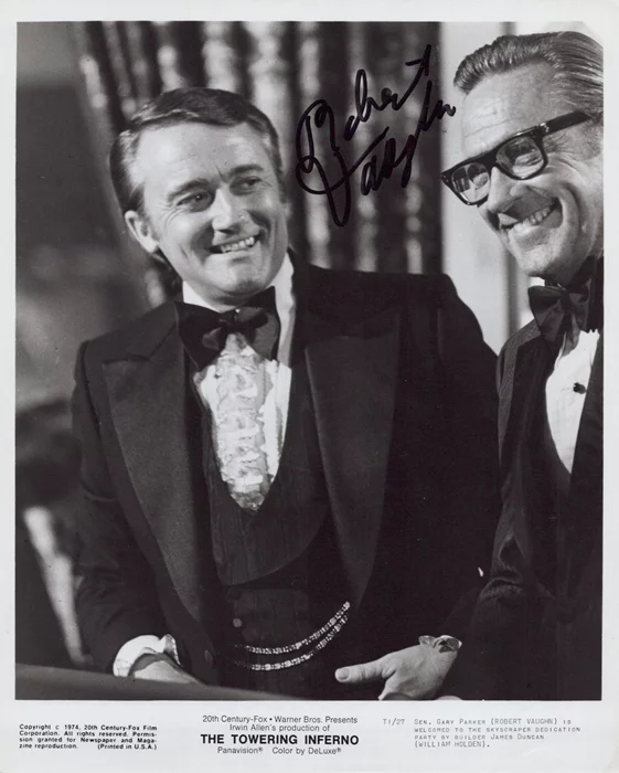 Robert Vaughn autograph