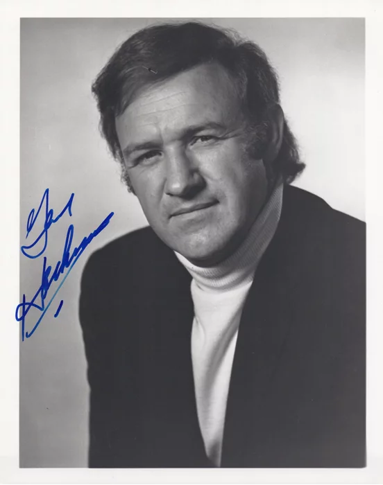 Gene Hackman autograph