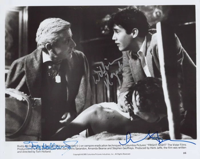 Fright Night autograph