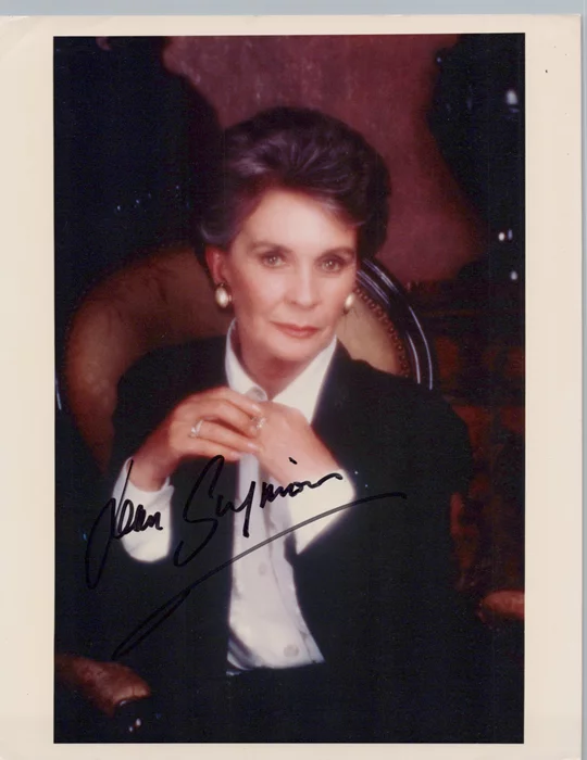 Jean Simmons autograph
