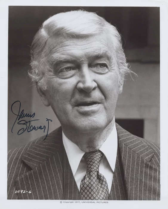 James Stewart autograph