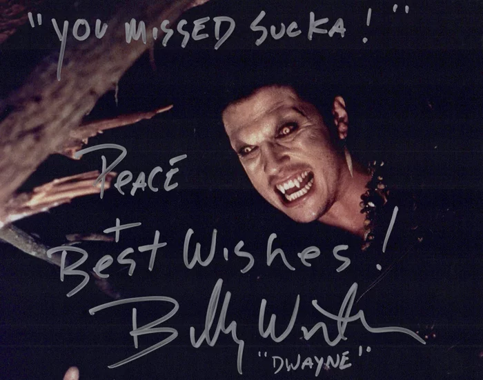 Billy Wirth autograph