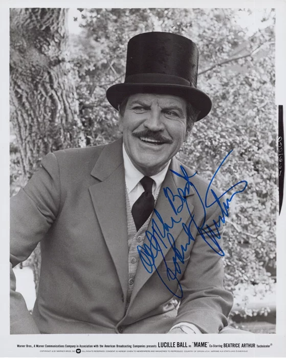 Robert Preston autograph