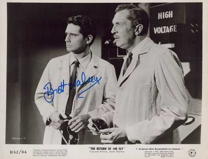 Brett Halsey autograph