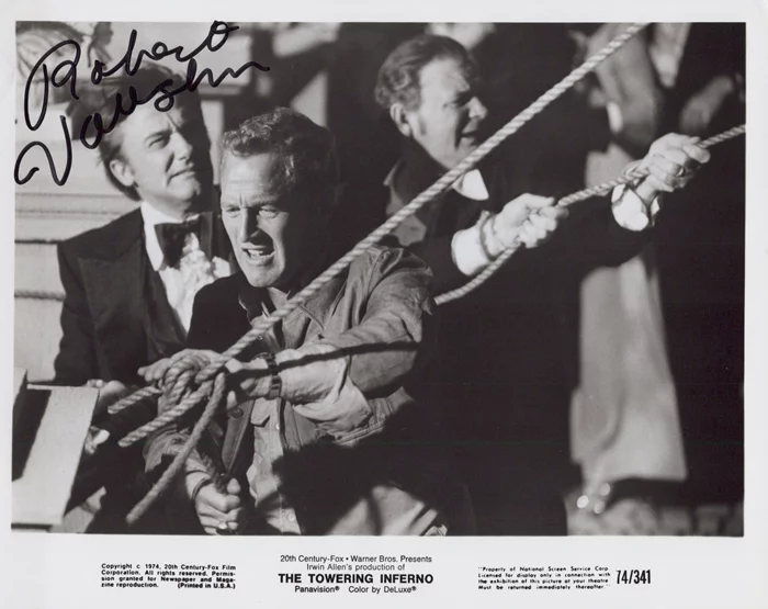 Robert Vaughn autograph