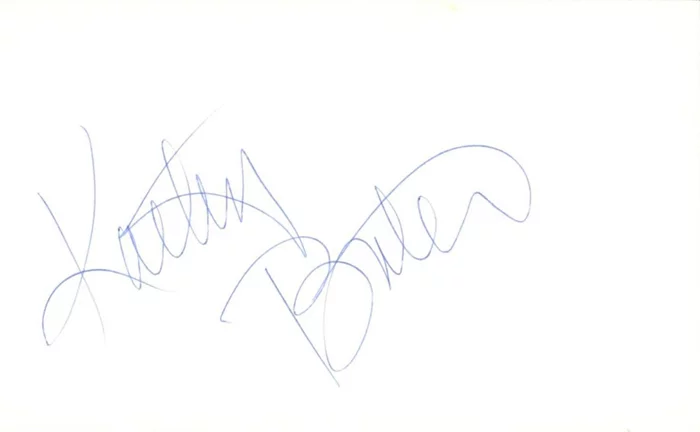 Kathy Bates autograph