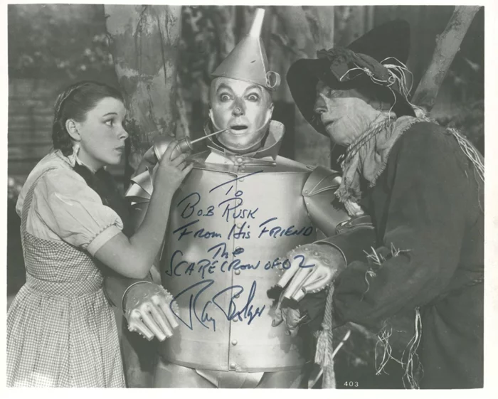 Ray Bolger autograph