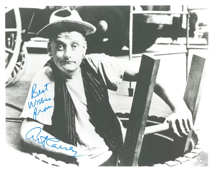 Art Carney autograph