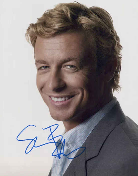 Simon Baker autograph