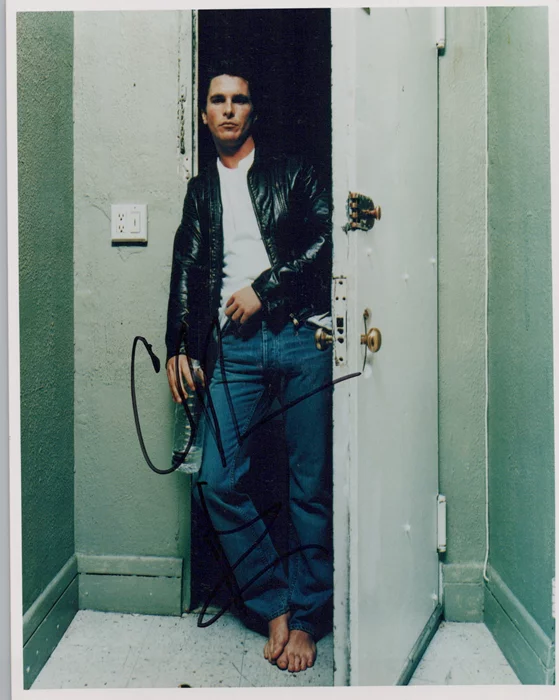 Christian Bale autograph