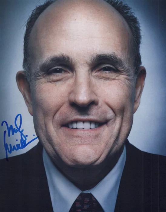 Rudy Giuliani autograph