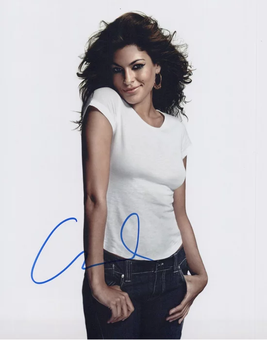 Eva Mendez autograph