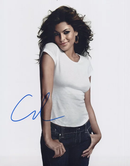 Eva Mendez autograph