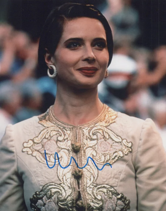 Isabella Rossellini autograph