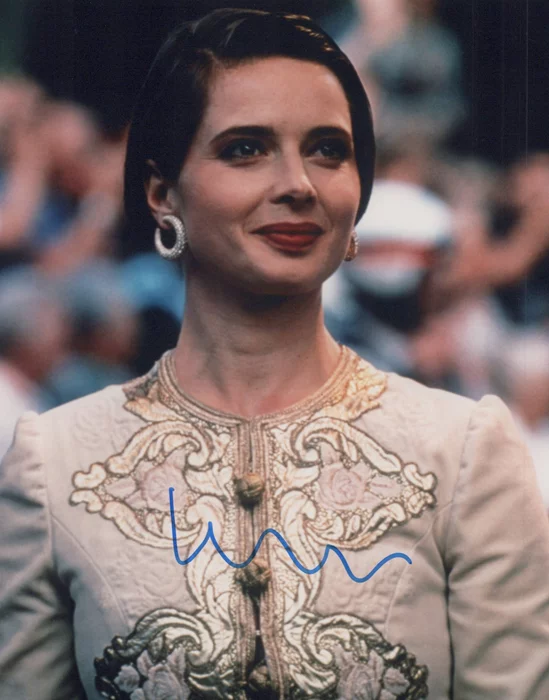 Isabella Rossellini autograph