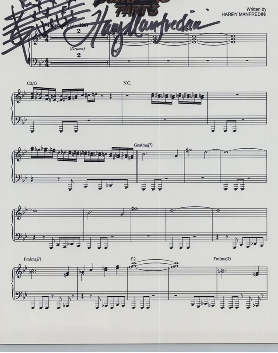 Harry Manfredini autograph