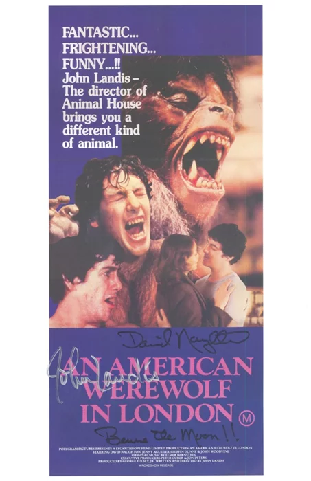 An American Werewolf In London autograph