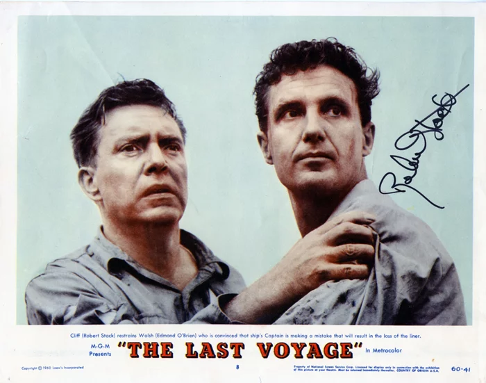 Robert Stack autograph