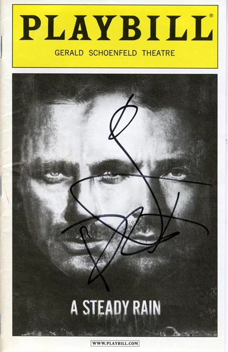 A Steady Rain autograph