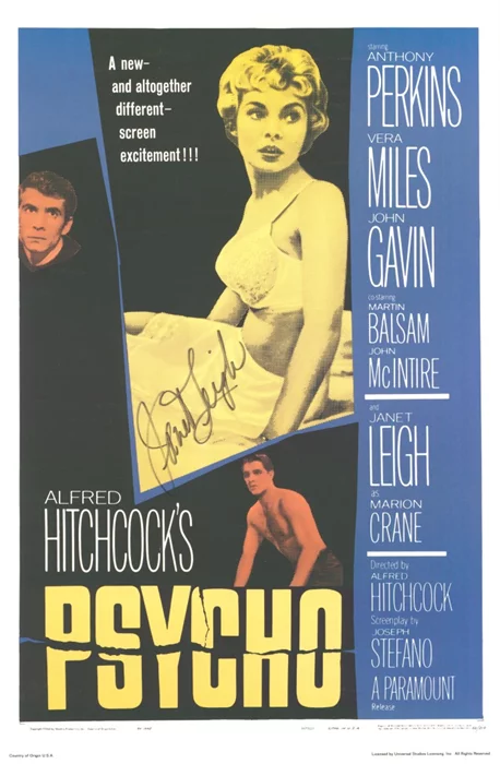 Janet Leigh autograph