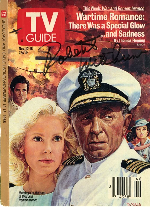 Robert Mitchum autograph