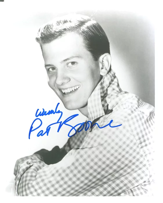 Pat Boone autograph