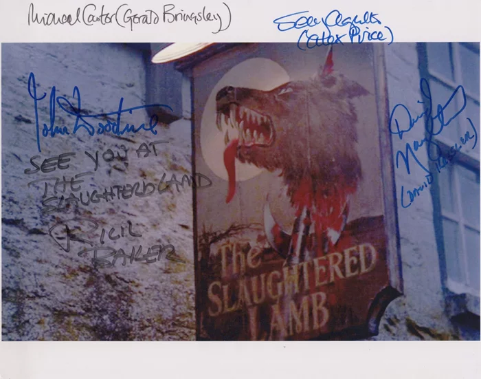 An American Werewolf In London autograph