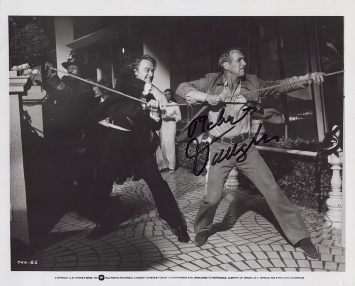 Robert Vaughn autograph