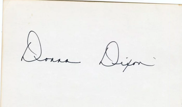 Donna Dixon autograph