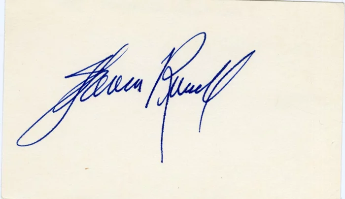 Theresa Russell autograph