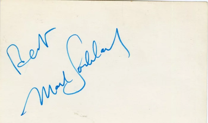 Mark Goddard autograph