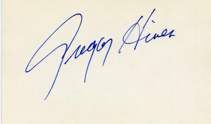 Gregory Hines autograph