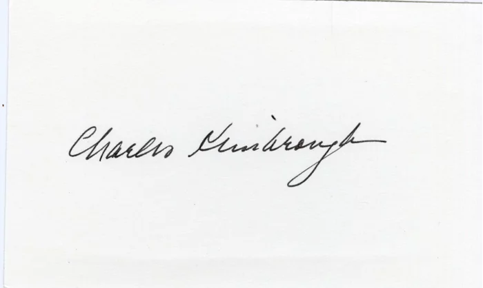 Charles Kimbrough autograph