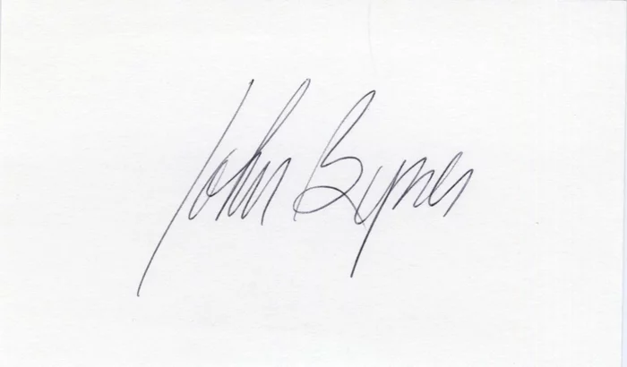 John Byner autograph