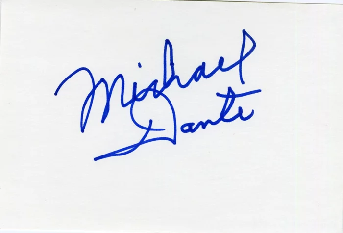 Michael Dante autograph