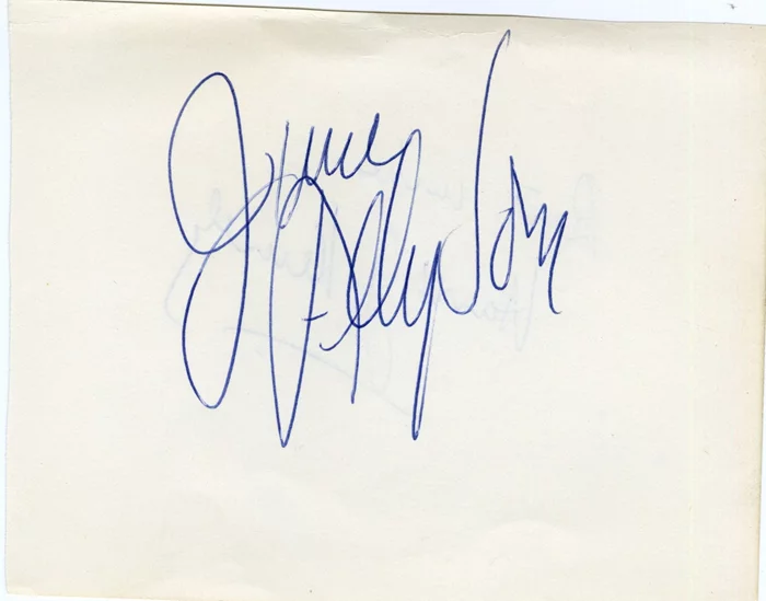 June Allyson autograph