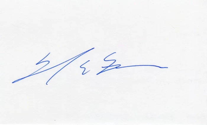 Frederick Ferguson autograph