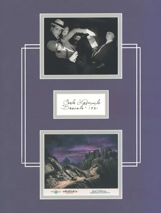 Dracula autograph