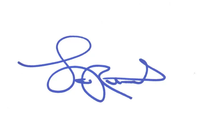 Lou Rawls autograph