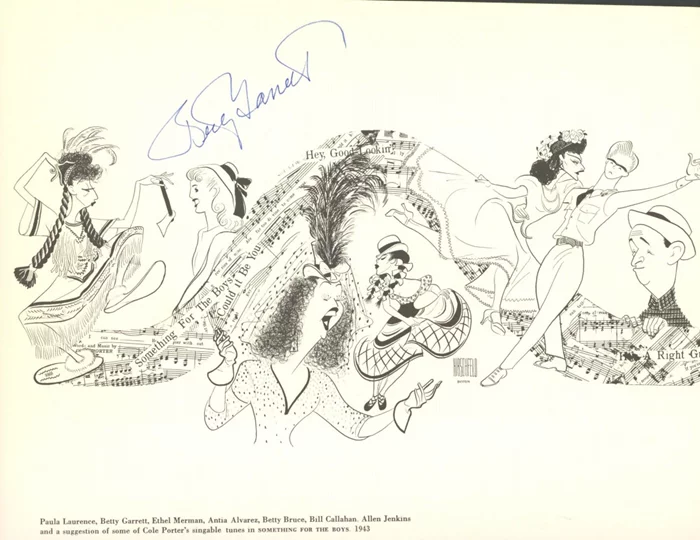 Betty Garrett autograph