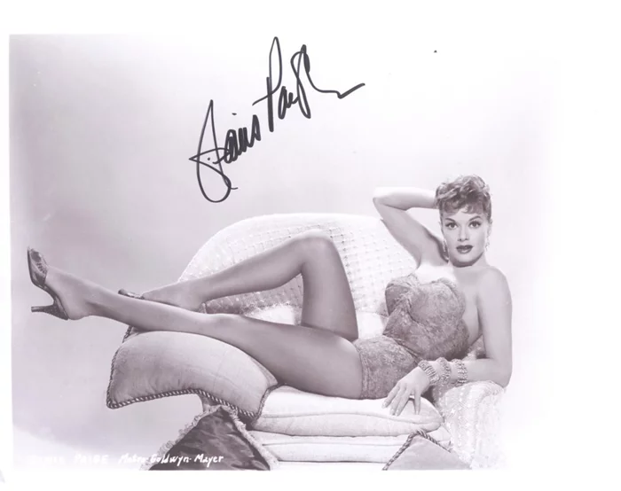 Janis Paige autograph