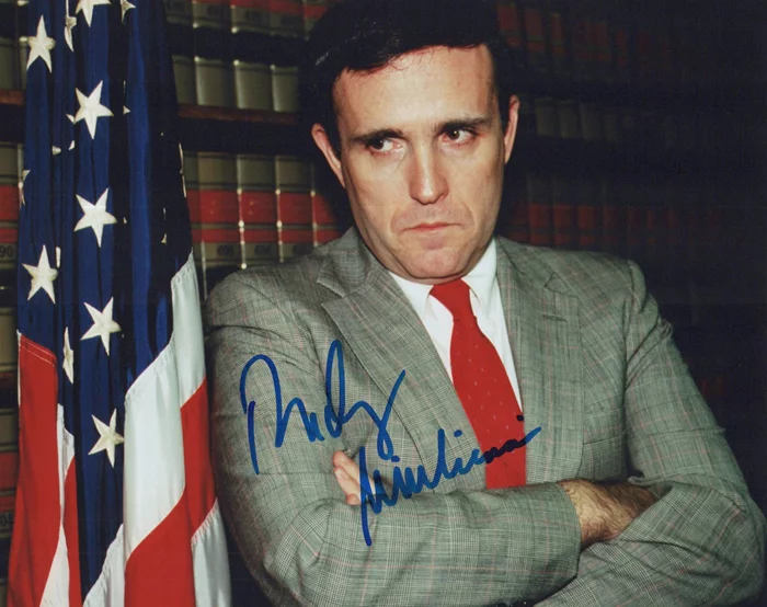 Rudy Giuliani autograph