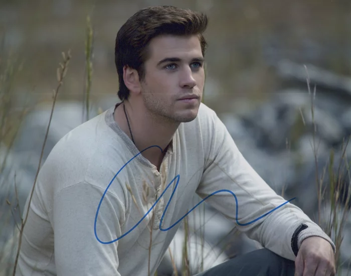 Liam Hemsworth autograph