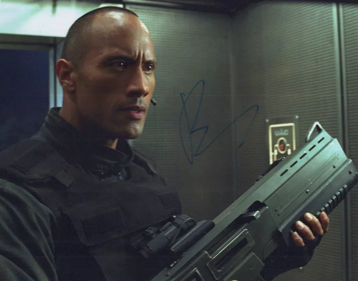 Dwayne Johnson autograph