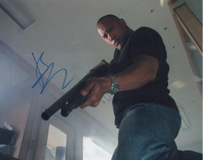 Dwayne Johnson autograph