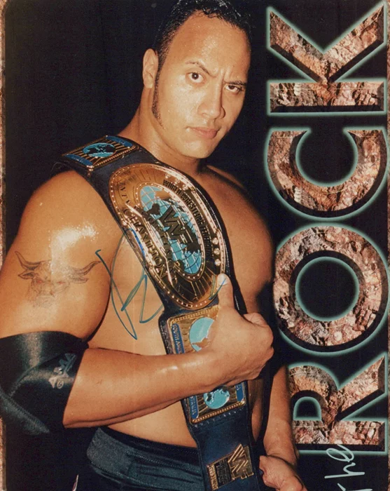Dwayne Johnson autograph