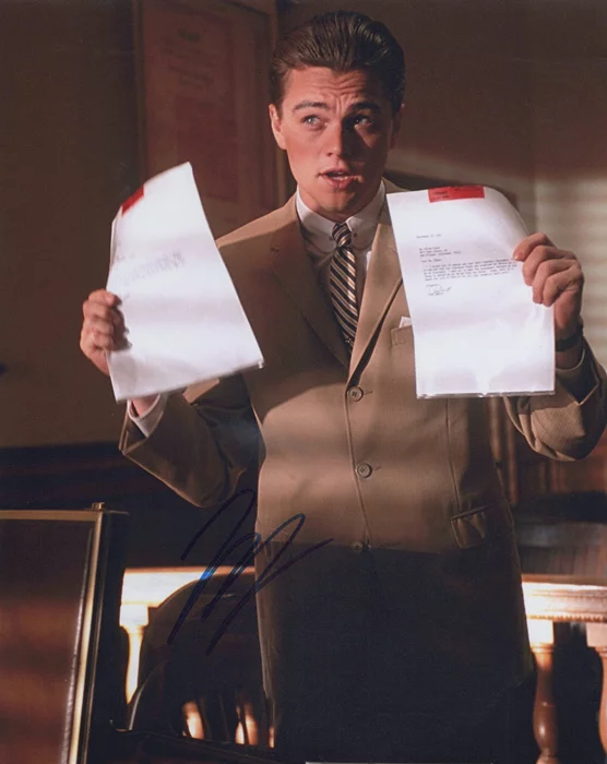 Leonardo DiCaprio autograph