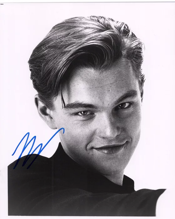 Leonardo DiCaprio autograph