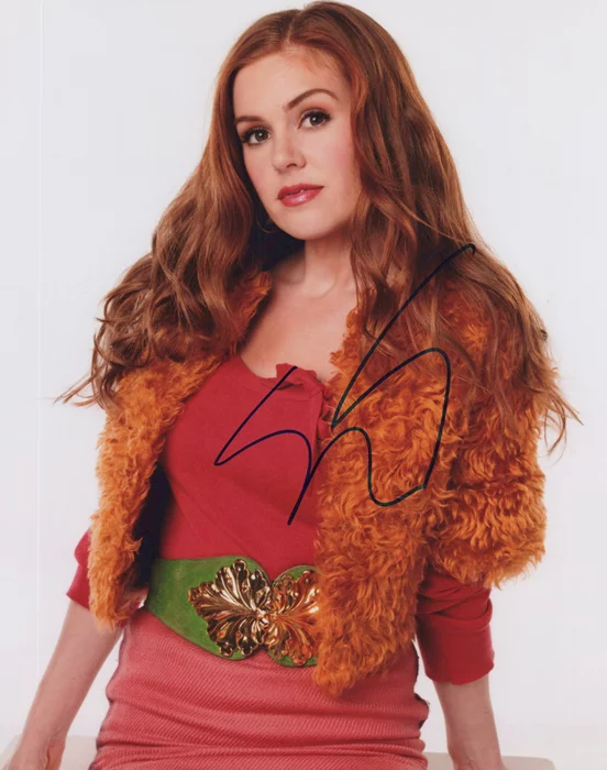 Isla Fisher autograph